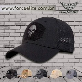 Bon Tatico com velcro para patch Justiceiro - preto